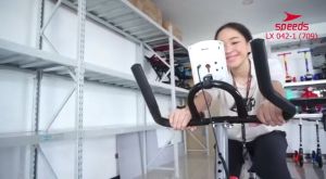 SPEEDS Sport Spinning Bike Sepeda Statis Alat Olahraga Gym Fitness Sepeda Elliptical 042-709