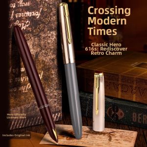 HERO | Luxury Classic Retractable Nib Fountain Pen for Writing and Gift Giving