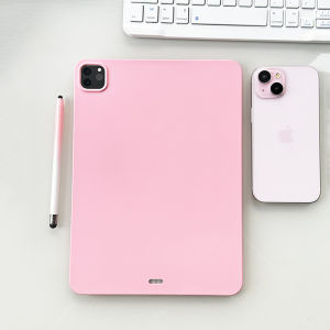 CrashStar Soild Color Liquid Silicone Soft Shockproof Tablet Case For iPad Mini 6 5 4 iPad 9.7 5th 6th 2 3 4 Air 2 3 4 5 iPad Air Pro 11 13 inch 2024 iPad 11 2025 10.2 7th 8th 9th 10th Gen 12.9 inch 2022 2021 2020 2018 Skin-friendly iPad Cover Casing