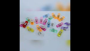 Clover Wonder Clip 50pcs Penjepit Kain Jahitan Klip Penjepit Jahitan Kain Untuk Kerajinan Jahit