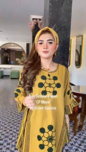 CP DAISY MAYNI SETELAN CELANA PANJANG KAIN RAYON TEBAL MODEL MOTIF TERBARU