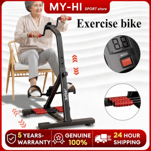 Rehabilitation Exercise Bicycle Foldable Arm Leg Trainer Elderly Indoor Fitness Bike Basikal Terapi Physiotherapy Home Exercise with Massage