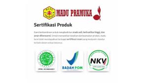 Madu Pramuka Kapuk 350ml - Madu Asli plus Royal Jelly dan Bee Pollen