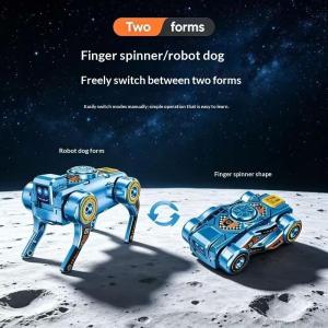 360 °   Robot Xoay Hình Con Chó Đồ Chơi Kim Loại Biến Hình Xoay Tròn Giảm Căng Thẳng Đồ Chơi Cảm Giác Dành Cho Độ Tuổi 14+ Hoạt Động Giải Trí Sáng Tạo