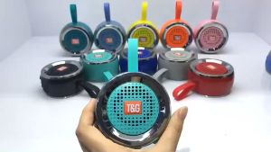 T&G TG146 Mini TWS Support LED/TF/USB/FM Round Wireless Portable Bluetooth Speaker