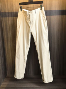 กางเกงขายาวทรงตรงสำหรับผู้ชาย สวมใส่สบาย ดีไซน์เรียบง่าย ทรงหลวม กางเกงขายาวลำลองสไตล์ธุรกิจ สัมผัสเนื้อผ้าเนียน