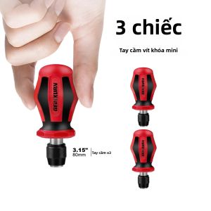 Bộ Tuốc Nơ Vít Từ Tính Geinxurn Đầu Tuốc Nơ Vít Mini Có Thể Thay Đổi Bằng Tay Thay Đổi Nhanh Kèm Theo Các Đầu Vặn Và Ổ Cắm Bằng Thép Chrome-Vanadium