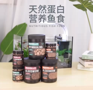 Goozilla Natural Bloodworm /red worm suitable for all the small fish goldfish betamolly guppyturtle red parrot