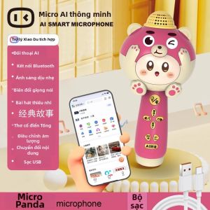 Micro Không Dây Bluetooth Cho Trẻ Em Karaoke