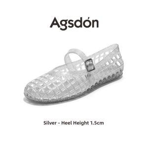 Agsdon | Breathable Comfy Womens Jelly Shoes 2026 New Style Mary Jane Design