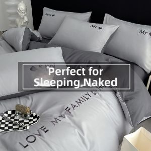 All-in-one Duvet Bedding Set 7 Pieces for Spring Autumn