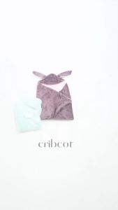 Cribcot Selimut Bayi - Hooded Blanket Bunny