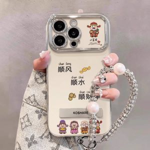Creative Chinese Style Silicone Phone Case for 15 pro Max Anti-Fall Protection Shell Smooth Surface Fashionable Personality