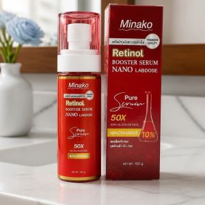 Minako Retinol Booster Serum 50x Nano Labdose Whitening for Face & Body 100g🇹🇭AUTHENTIC from Thailand