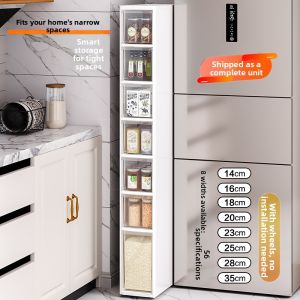 MEISITEKEKE | Slim Multi-Layer Storage Cabinet