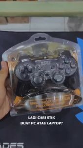 PROMO Stick / STIK / Joystick / Gamepad Single Dual X Shock Hitam USB