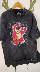 Kaos LOTSO Stone Wash Oversize 24s / Tshirt Karakter CARTOON TOY STORY Distro Murah / Washing Oversized VINTAGE acid Tie Die