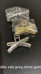 STIPA Jepit Rambut Salon Besi Silang Metal Hair Claw Clip Pin Accecories Jepitan Jedai Motif Korea Fashion Jumbo Wanita Anak LZ