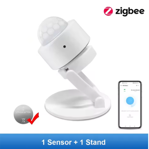 iHseno | Tuya PIR Motion Sensor Zigbee Human Body Infrared Detector Smart Home Security Alarm Works with Alexa Google Assistant