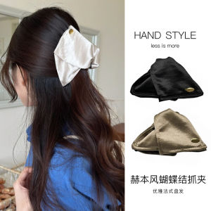 กิ๊บติดผมลายหอยเรือแบบเรียบง่ายสไตล์ฝรั่งเศสสำหรับผู้หญิง 2025 รุ่นใหม่ กิ๊บติดผมสุดหรูหรา ทรงหัวเรือ ตกแต่งผม