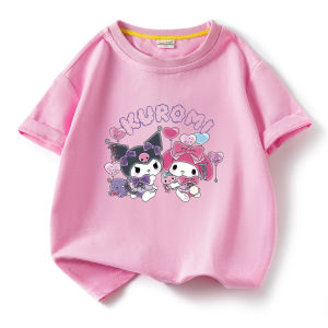 Áo Thun Cotton Mỏng Tay Ngắn Mùa Hè Cho Bé Gái Áo Thun Cotton Nguyên Chất Tay Lửng Mỏng Mặc Trong Cho Bé Gái