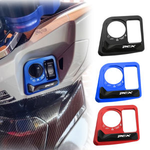 Seametal Phụ Kiện Xe Máy Công tắc đánh lửa Bìa CNC Khóa cửa điện nút Bìa bảo vệ cho Honda pcx125 pcx160 2021-2024