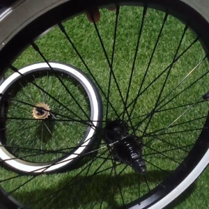 SP12D velg Wheelset 20in double drat sepeda BMX Aloy Kuat Tahan Lama Bisa pasang cakram
