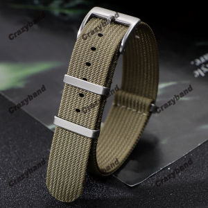 New Ribbed Nylon Watch Band for Seiko Strap 18mm 20mm 22mm for Omega Watchband Accessories for Military Wristbelt Soft Bracelets