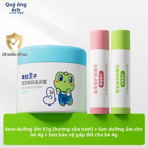 Frog Prince | Bộ Dưỡng Ẩm và Bảo Vệ Môi cho Bé 51g
