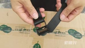 2pcs New 2/3/4/5m*2.5cm Black Tie Down Strap Strong Ratchet Belt Luggage Bag Cargo Lashing With Metal Buckle Dropshipping