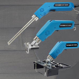 มีดร้อนเครื่องตัดผ้าเชือกตัดเครื่องมือเครื่องตัดโฟมไฟฟ้าโฟมโพลีสไตรีนเครื่องตัด DIY ตัดเครื่องมือความร้อนมีด
