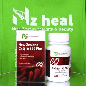 [Nhập khẩu chính hãng] Viên Uống Hỗ Trợ Tim Mạch Nzpurehealth CoQ10 150 Plus 30v