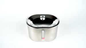 Stainless steel water dispenser for Cat and Dog fully automatic induction with silent water pump filter