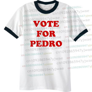Napoleon Dynamite Bỏ Phiếu Cho Pedro Áo Thun Nam Thời Trang Mùa Hè Dạo Phố Thoáng Khí Ngắn Tay Y2K Polyester Cổ Tròn Hàng Đầu