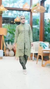 Tunik Kancing Payet Aysh Setelan Terbaru - Kebaya Terbaru - Setelan Tunik Kebaya - Kebaya Seragam - Tunik Kondangan - Wisuda