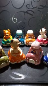 Xe Đồ Chơi Dây Cót Bánh Răng Cưa Xe Oto Phiên Bản Hoạt Hình Đồ Chơi Trên Sàn Cho Bé Size 10.5cm 02225