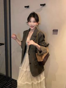 Korean Fashion Elegant Suit Outfit