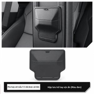 Hộp Đựng Đồ Tay Vịn Cao Cấp Lanke Dành Cho Tesla Model 3 Model Y Khay Đựng Đồ Ẩn Phụ Kiện Bảng Điều Khiển Xe Hơi