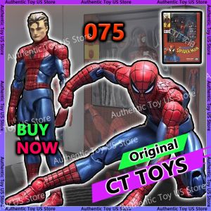 Hot Toys | 100% Original Ct Toys Spiderman Mafex 075 Figure The Anazing Spider-Man Comic Ver Mafex 185 Anime Action Figure Model Gifts Toys