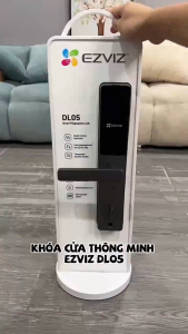 Khóa cửa vân tay thông minh EZVIZ DL05 - Tích hợp chuông cửa + Báo động chống phá khóa + 50 mẫu vân tay + Lắp Đặt Toàn Quốc