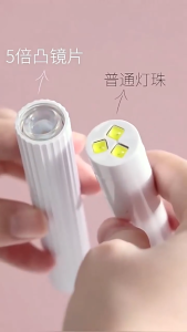 Lampu Kuku Gel Mini Portabel UV LED Pengering Kuku Cepat untuk Nail Art Bentuk Genggam yang Mudah Dibawa dan Disimpan
