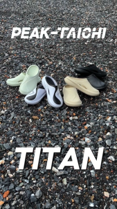 PEAK Taichi "Titan" Slipper ET33187L รองเท้าแตะ ฟื้นฟูเท้า ทรงสุภาพ หน้าเท้ากว้าง ใส่หลังเล่นกีฬา เดิน หรือ ยืนนานๆ เพื่อสุขภาพ