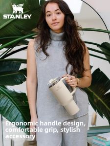 STANLEY | Insulated Stainless Steel Tumbler with Straw