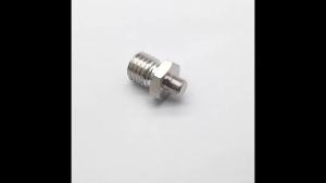 Threaded Adapter Polisher and Sander M12 to 5/8-11 Silver Steel Thread Fitting for Smooth Operation