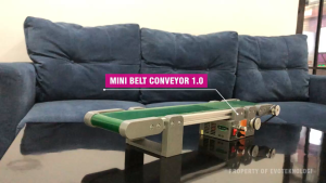 Evoteknologi Mini Belt Conveyor V1.0: Konveyor Industri Kecil & Otomatis