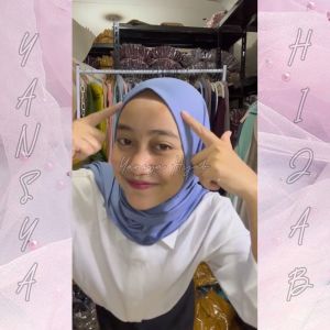 Jilbab Instan Segitiga Jersey / Hijab Instant Segitiga Jersey - Yansya Hijab