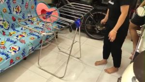 Sào phơi hàn quốc chữ A inox cao cấp