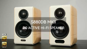 Edifier S880DB MKII Active Hi-Fi 2.0 ลำโพงบลูทูธ 88W (RMS) Hi-Res Audio V5.3 ดีไซน์ไม้คลาสสิก รองรับแอป Edifier ConneX