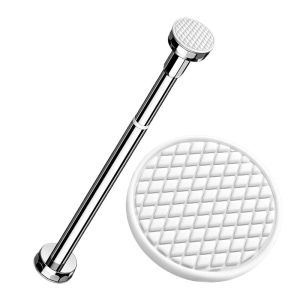 Stainless Steel Expandable Clothes Drying Rods Fixed Window Sill Balcony Rack No Drilling Required Laundry Storage Organizer