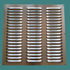 Vỏ Bảo Vệ Gió Bằng Thép Không Gỉ Chống Mưa Lưới Tản Nhiệt Lỗ Hở Ống Thông Gió Ngoài Trời Tấm Chắn Gió Bằng Sắt Hợp Kim Nhôm